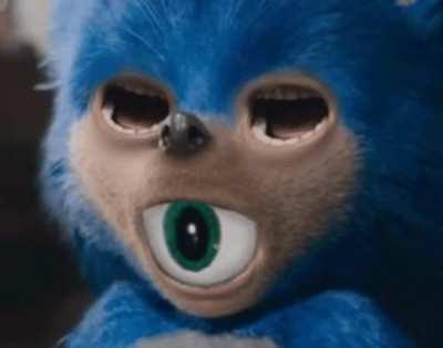 Sonic is looking a bit screwed up