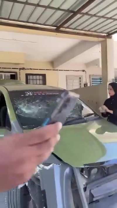 Woman destroys her own car because it's about to be repossessed for owing payments