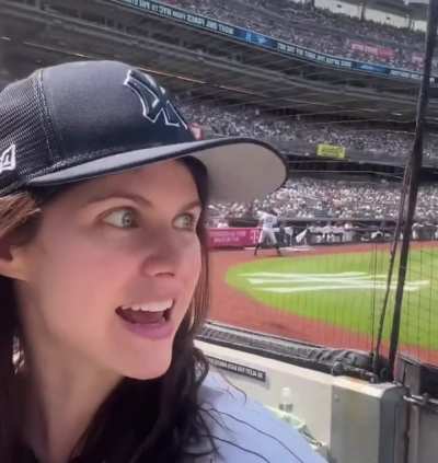 Alex at a Yankees Game - Instagram - 8/11/24