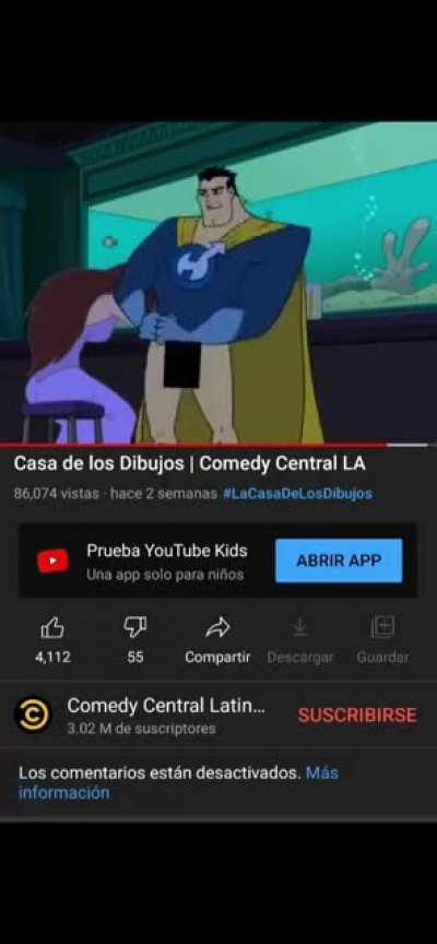 Momento Youtube Kids