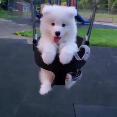 A little cloud swinging.