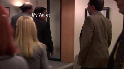 My wallet when I book the MRCS (or any postgrad exam)