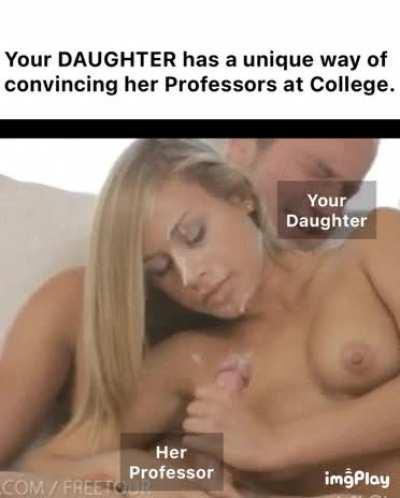 Men at her college take advantage of your daughter.