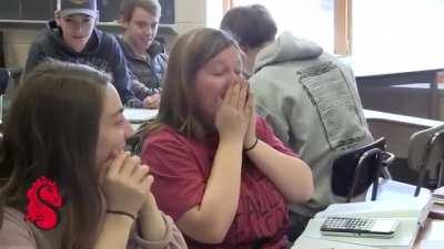 'The Rock' surprises Minnesota student who asked him to prom