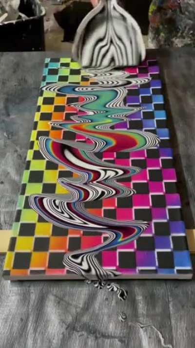 this psychedelic painting