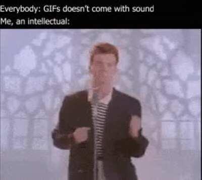 Rickrolled by your own brain, what a shame !