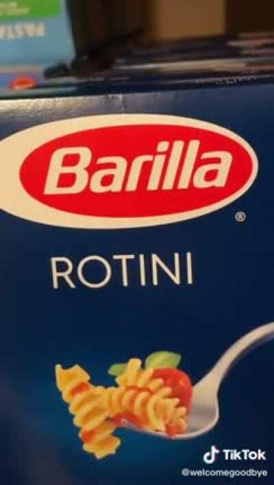 Pasta but only the vowels are pronounced