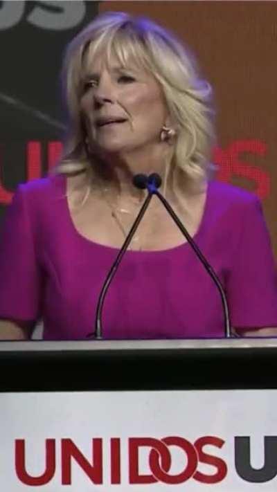 Middle class feminist hero Jill Biden could not pronounce 