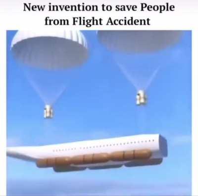 A way to save people during a mid-air flight accident