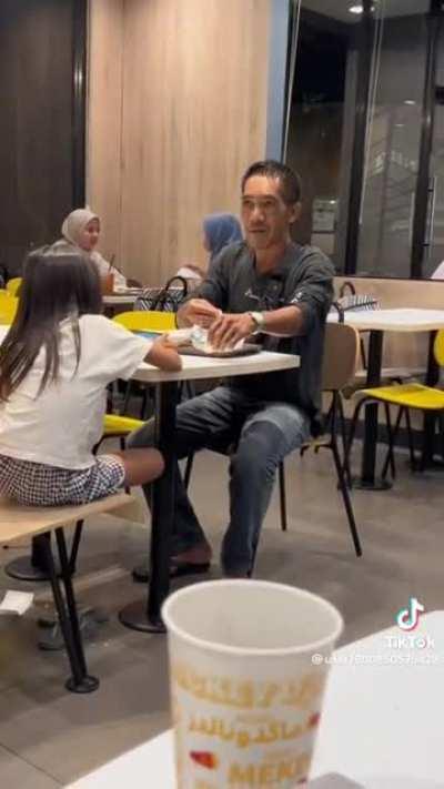 As a man, I wish to be like this man someday so that someone will record me enjoying my time with my daughter, upload it on TikTok and I can sue him or her.