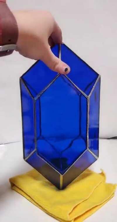 [ALL]Stained glass 3d rupee light cover