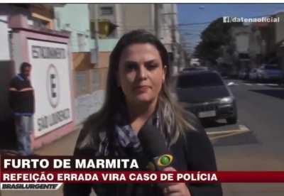 Ei, ei você mesmo que come a marmita do coleguinha, cuidado viu, essa aqui é pra tu