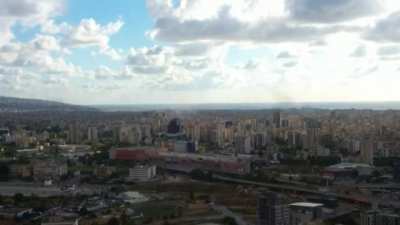 Smoke over Beirut after a second day of electronic device explosions 