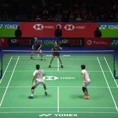 One of the greatest plays in badminton history