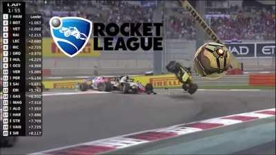 F1 but its Rocket League