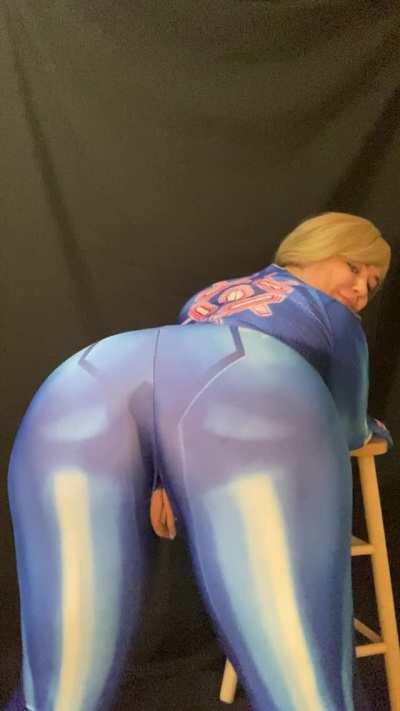 Zero Suit Samus from [Super Smash Bros]