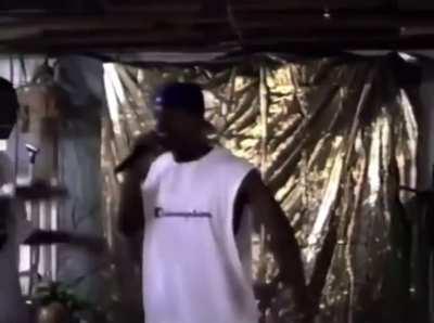 21 year old Ye rapping in Chicago (1998)