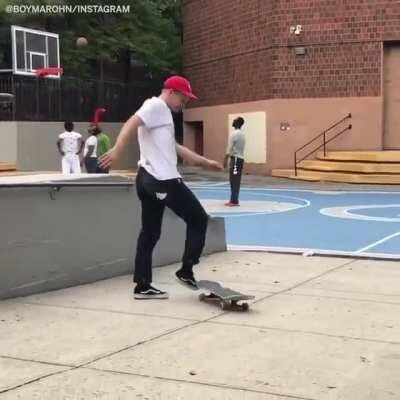 To skate, abuse the skateboard, and then skate again