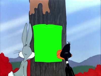 [GREEN SCREEN] Looney Tunes &quot;Rabbit Season! Duck Season!&quot; Posters Meme Template Version 2