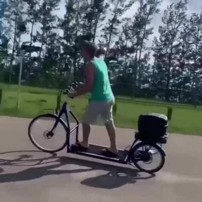 Going for a walk on your bike