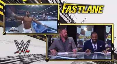 [WWE FastLane Kickoff Spoilers] Booker T and Wade Barrett compete to see who can hype up Trick Williams’ entrance better in a hilarious interaction