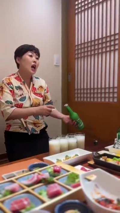 How soju and beer should be mixed