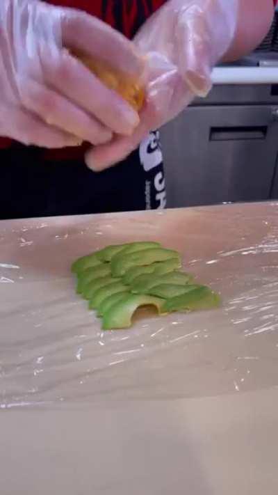 The way this ayce sushi was made