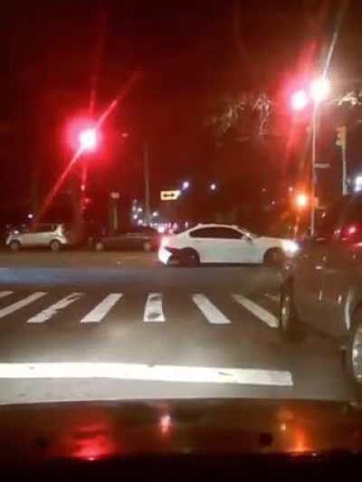 To hit and run