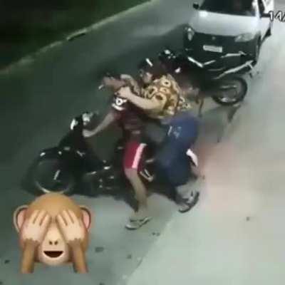 To get a ride on a motorcycle