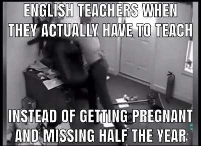 Engl*sh🤢 “teachers”🤮