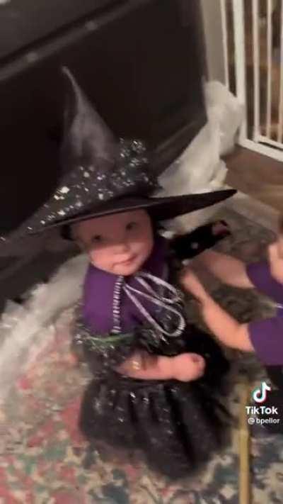 It’s never too soon to be a bad witch [wholesome/humor]