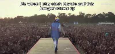 Me when I play clash Royale and this banger comes up 🗣️🗣️🗣️🗣️