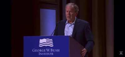 George W Bush accidentally saying 