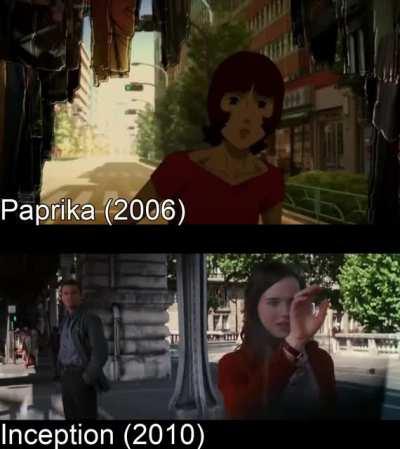 Scenes from movies that were inspired by anime