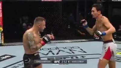 One of the adjustments Max Holloway made against Alexander Volkanovski in their rematch