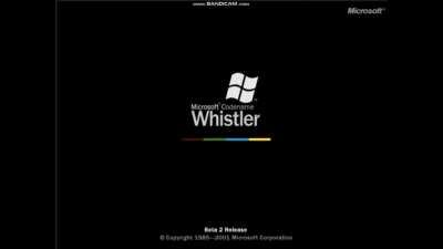 Windows XP bootscreen was really pretty in the beta stage