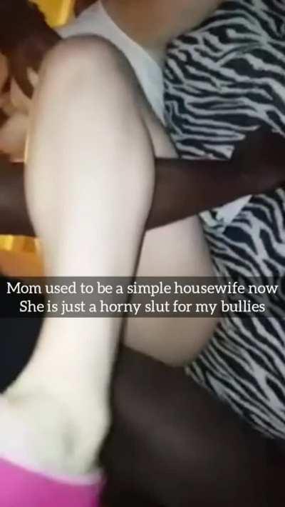 Simple mom turned into a slut