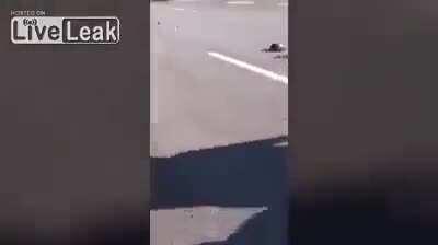 300 km/ph accident (with aftermath) NSFW