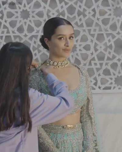 Shraddha Kapoor for Falguni Peacock!