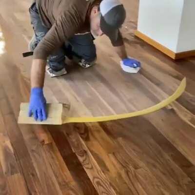 Oiling a Hardwood Floor