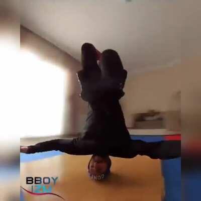 Headspin with GoPro