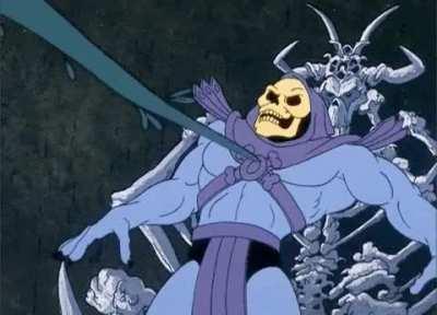 Skeletor has seen enough hentai...