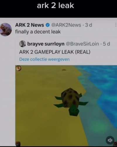 Ark II Leaked Gameplay : r/ARK