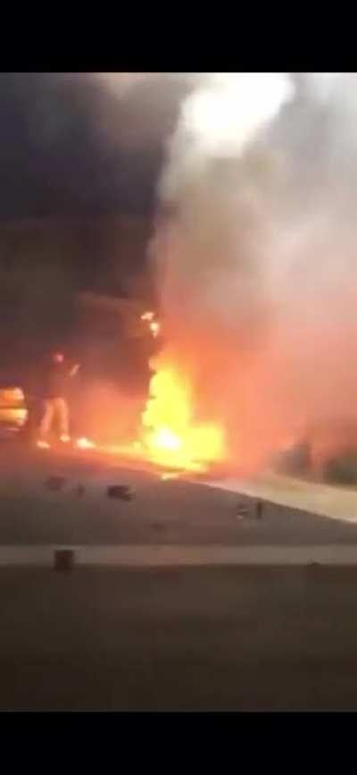 WCGW with launching fireworks next to your garage full of fireworks.