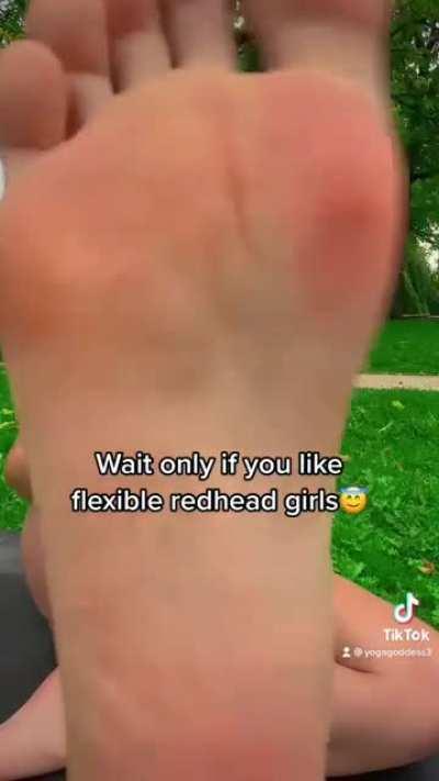 Cute redhead soles