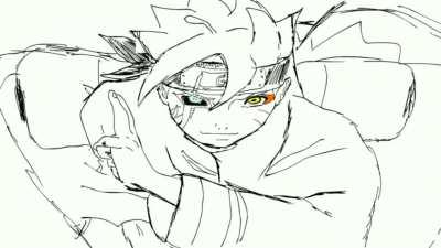 Boruto Superhero Landing (Naruto Style) Animation by Me