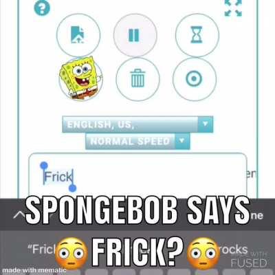 😭Spongboy woud never do this😭