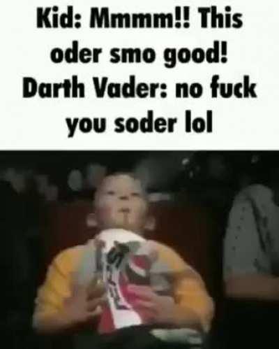 Nooo 😭😭😭 Vader destroyed my Mt. De w flavored Dr PEEper (😂😂😂 lol I said pee don’t tell mom 😎😎😎🇪🇪😎)