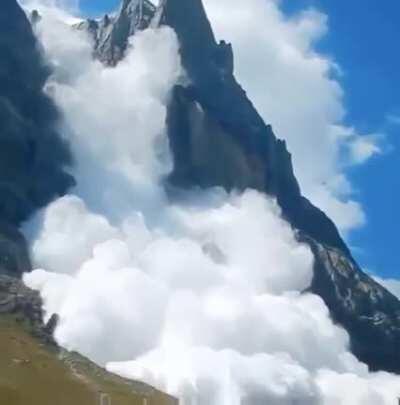 Avalanche in Switzerland