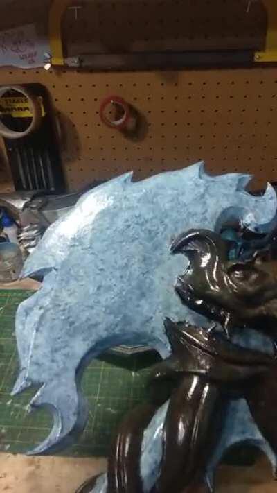 Axe for Sub-Zero I made for my cosplay, now I need to finish rest - not many things left to do, so soon I should finish everything.